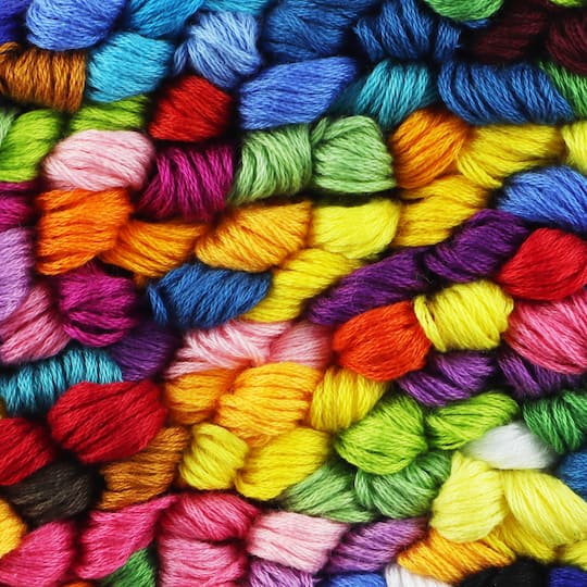6 Pack: Embroidery Floss Value Pack by Loops & Threads®